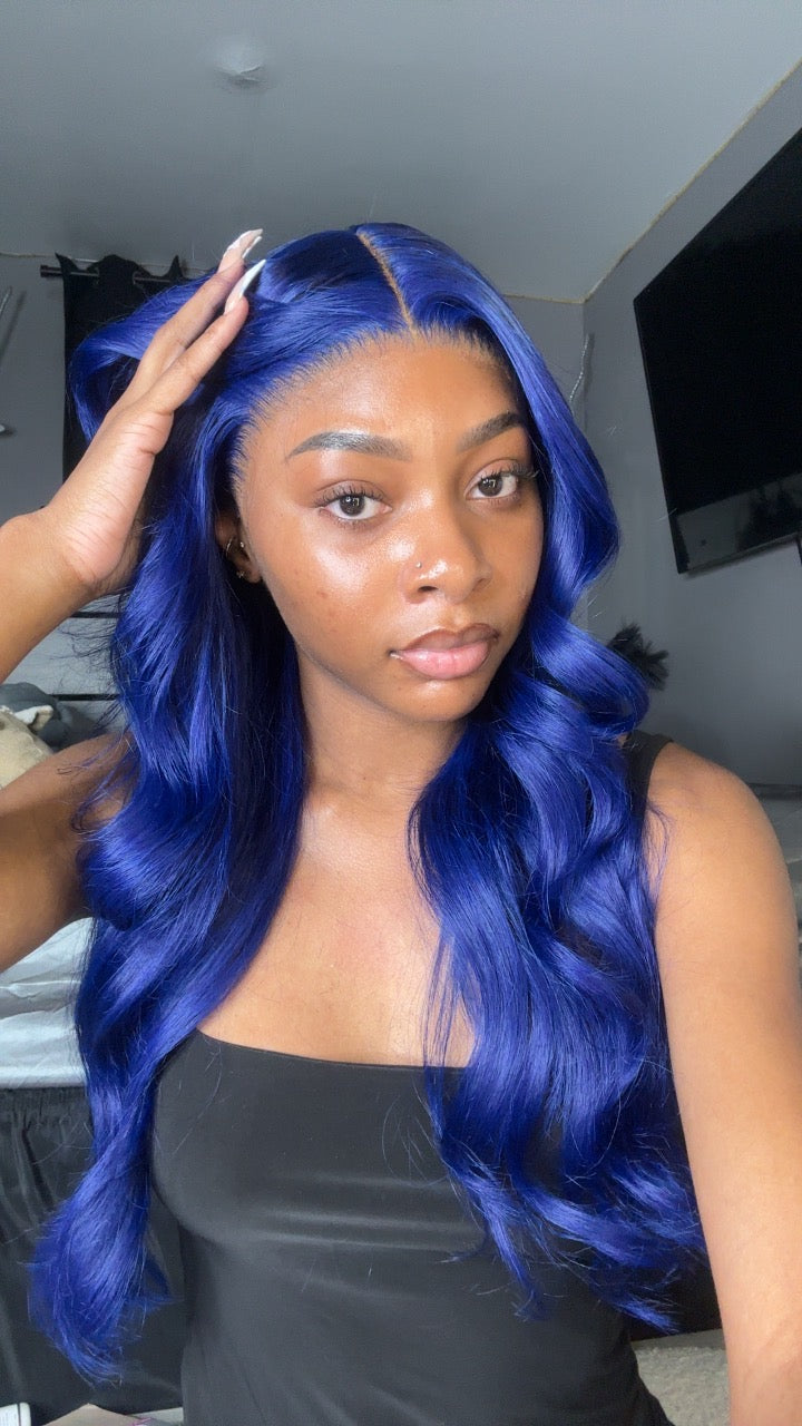 “BLUE” refurbished wig