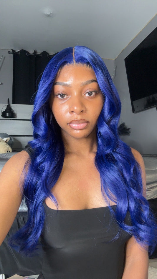 “BLUE” refurbished wig