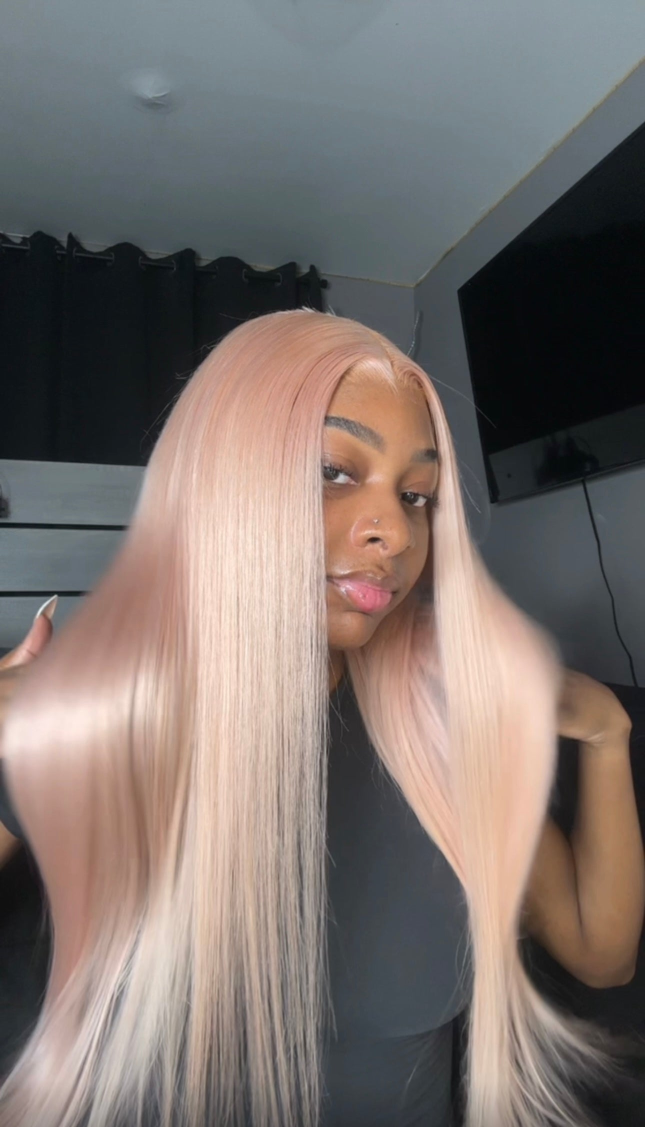 "PINKY" refurbished wig