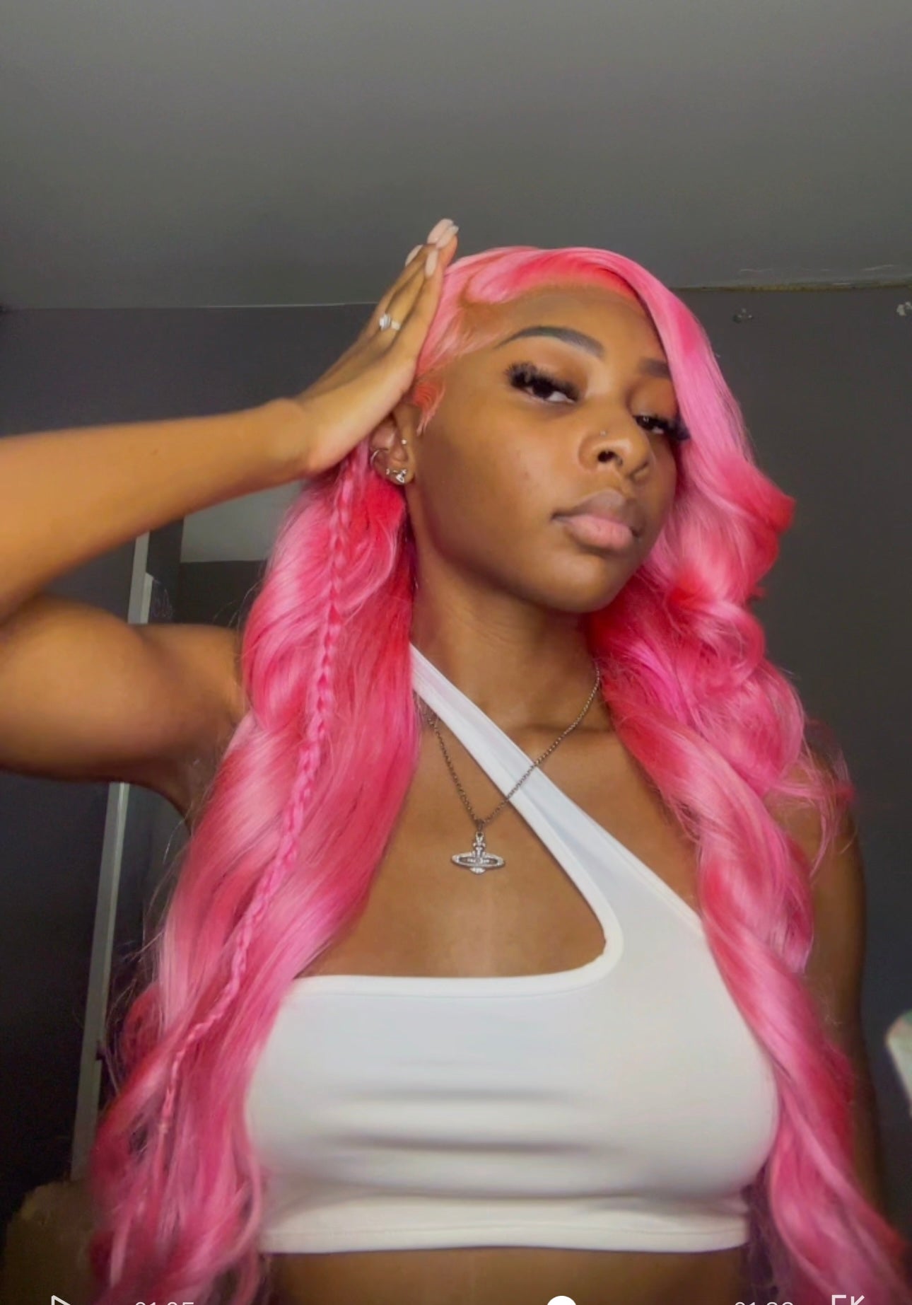 REFURBISHED PINK WIG